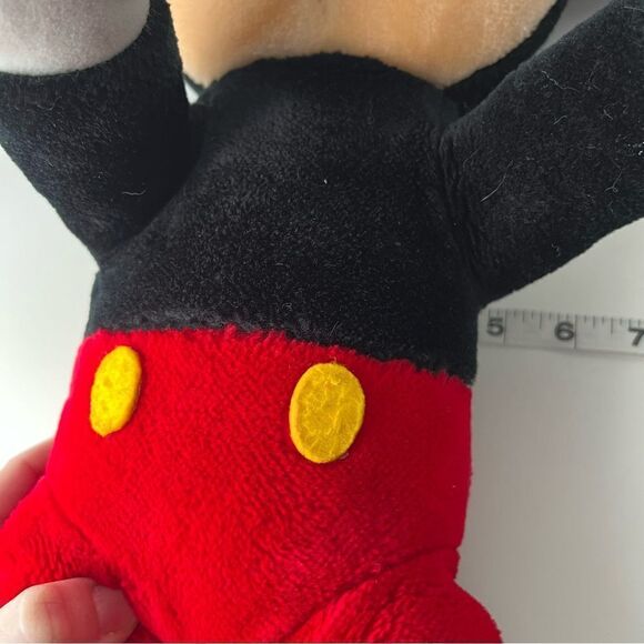Vintage Disney Mickey Mouse Plush with tail seated 16 inches - Picture 6 of 8